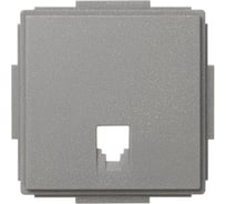 Накладка на телефонную розетку Simon механизм S27, IP44, IK07, Scudo, серый 2705062-063