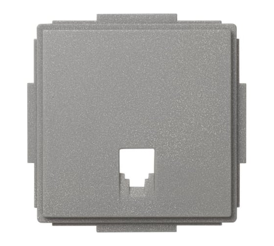 Накладка на телефонную розетку Simon механизм S27, IP44, IK07, Scudo, серый 2705062-063