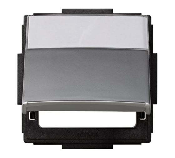 Откидная крышка для розетки, Simon IP44, IK09, Scudo, Top Impact, алюминий 2705092-033