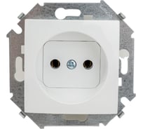 Розетка Simon 2P, 16А, 250В, винтовой зажим, белый 20 1591431-030