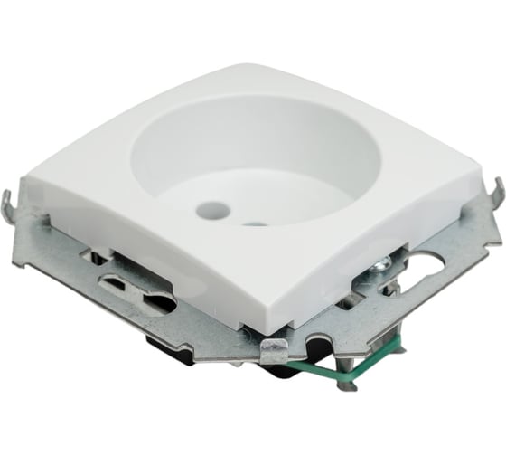 Розетка Simon 2P, 16А, 250В, винтовой зажим, белый 20 1591431-030
