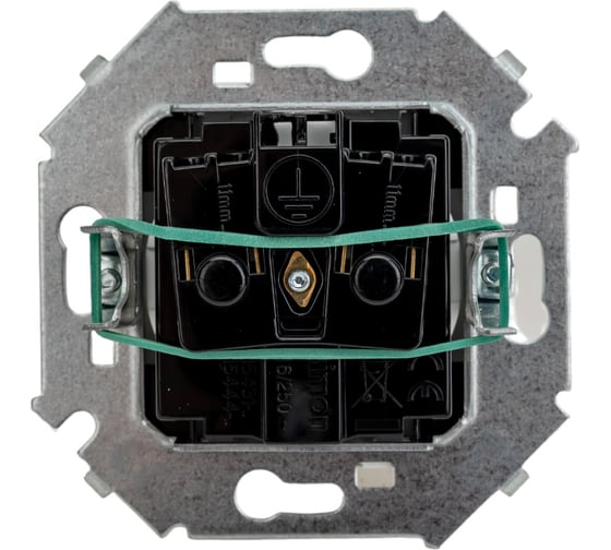 Розетка Simon 2P, 16А, 250В, винтовой зажим, белый 20 1591431-030