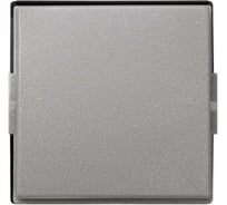 Клавиша для выключателя Simon одноклавишного механизм S27, IP44, IK07, Scudo, серый 2705010-063