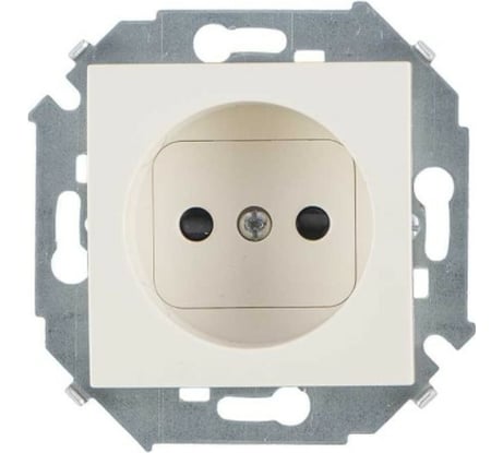 Розетка Simon 2P, 16А, 250В, винтовой зажим, слоновая кость 20 1591431-031