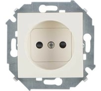Розетка Simon 2P со шторками, 16А, 250В, винтовой зажим, слоновая кость 20 1591444-031