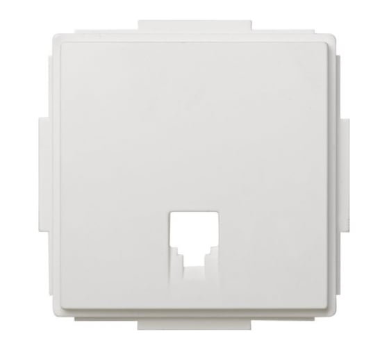 Накладка на телефонную розетку Simon механизм S27, IP44, IK07, Scudo, белый 2705062-030