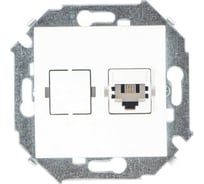 Телефонная розетка Simon RJ11, винтовой зажим, белый 20 1591480-030