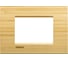 Рамка прямоугольная Legrand Livinglight, 3 модуля, цвет Бамбук LNA4803LBA 1