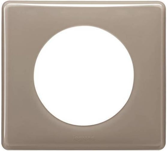 Рамка 1постовая Legrand Celiane, цвет кофейный глянец 066611