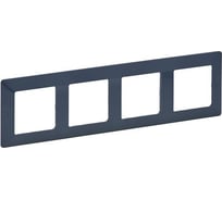 Рамка Legrand Valena LIFE Лазурь 4 постовая универсальная 754094