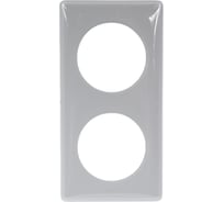 Рамка 2постовая Legrand Celiane, цвет серый глянец 066602