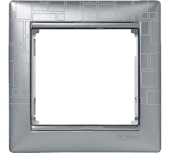 Рамка Legrand Valena 1 пост, алюминий модерн 770341