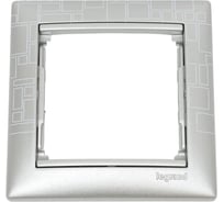 Рамка Legrand Valena 1 пост, алюминий модерн 694356