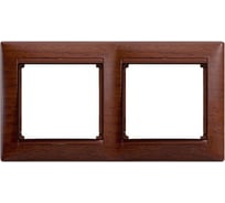 Рамка Legrand Valena 2 поста, тонированное дерево 770312