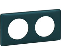 Рамка декоративная универсальная Legrand Celiane 2 поста, цвет бирюзовая перкаль 066772