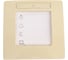 Рамка Legrand Etika 1 пост, с держателем для маркировки, слоновая кость 672516 1