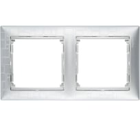 Рамка Legrand Valena 2 поста, алюминий модерн 770342