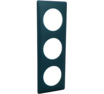 Рамка декоративная универсальная Legrand Celiane 3 поста, цвет бирюзовая перкаль 066773