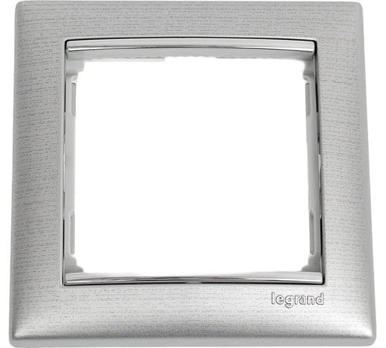Рамка Legrand Valena 1 пост, алюминий матовый 770331