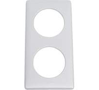 Рамка декоративная универсальная Legrand Celiane 2 поста, цвет алюминий сатин 066782