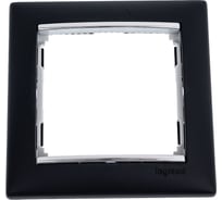 Рамка Legrand Valena 1 пост, ноктюрн/серебряный штрих 696738