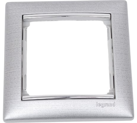 Рамка Legrand Valena 1 пост, алюминий матовый 694353