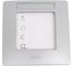 Рамка Legrand Etika 1 пост, с держателем для маркировки, алюминий 672556 1