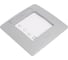 Рамка Legrand Etika 1 пост, с держателем для маркировки, алюминий 672556 2