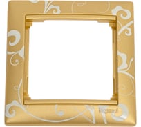 Рамка Legrand Valena 1 пост, золото барокко 694367