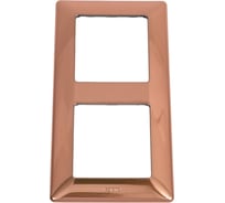 Рамка Legrand Valena LIFE Медь 2 постовая универсальная 754162