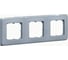 Рамка Legrand Cariva DIY 3 поста жемчужно-серый 695986 1