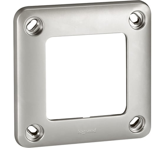 Рамка Legrand 1 пост IK 10 110x110 мм Soliroc 077851