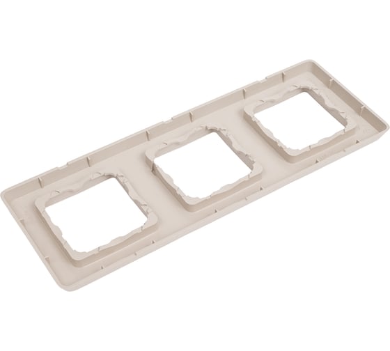 Рамка Legrand Cariva DIY 3 Поста Песок 695985