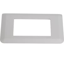 Рамка Legrand Программа Mosaic 4 модуля алюминий 079314L