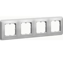 Рамка Legrand Cariva DIY 4 поста алюминий 695994