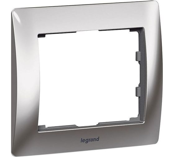 Рамка Legrand Galea Life 1 пост металлическая Chrome 771931