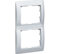 Рамка Legrand Galea Life 2 поста вертикальный монтаж Aluminium 771306