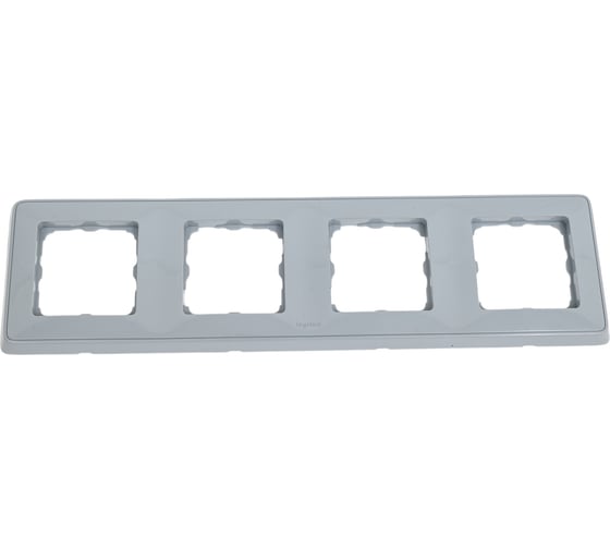 Рамка Legrand Cariva DIY 4 поста жемчужносерый 695996 1