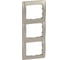 Рамка Legrand Galea Life 3 поста вертикальный монтаж Titanium 771407 1
