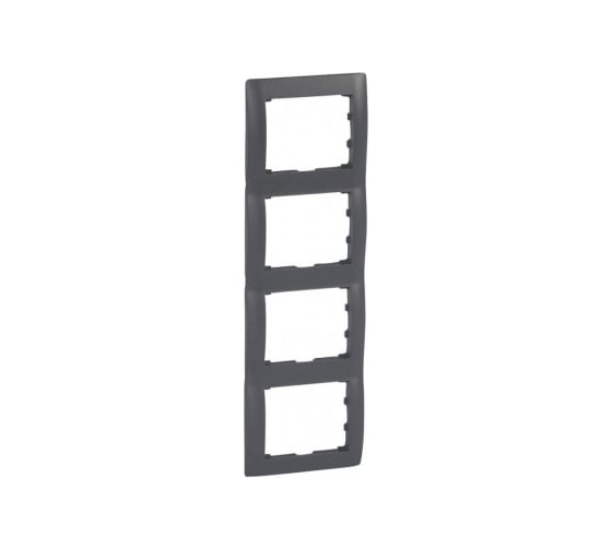 Рамка Legrand Galea Life 4 поста вертикальный монтаж Dark Bronze 771208