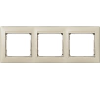 Рамка Legrand 3 поста Valena жемчужный 770473