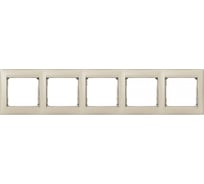 Рамка Legrand 5 постов Valena жемчужный 770475