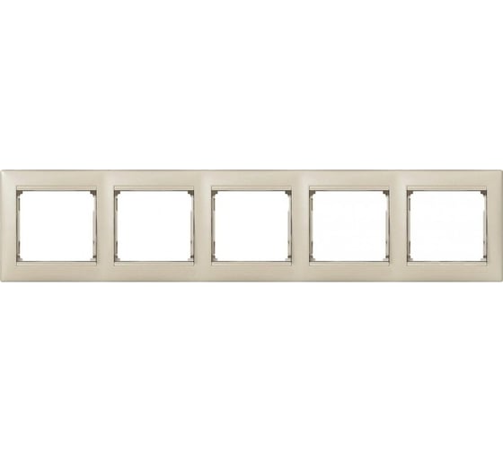 Рамка Legrand 5 постов Valena жемчужный 770475 1
