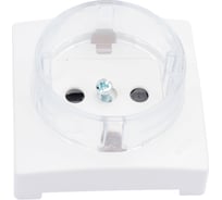 Накладка со шторками на розетку с заземлением Simon S73 Loft, белый 73041-60