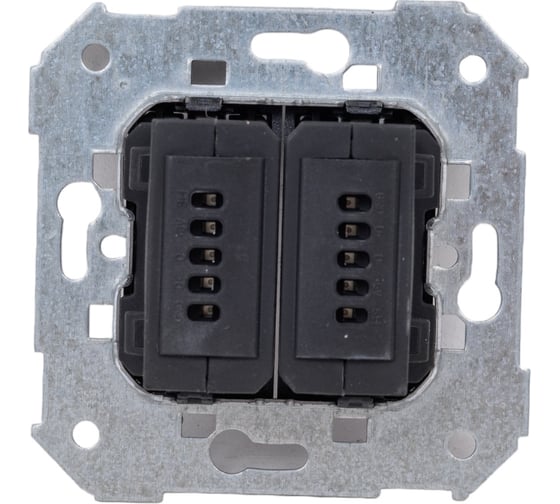 Коннектор 2хUSB Simon 2.0, типа A, мама, S82, S82N, S82 Detail 7501090-039
