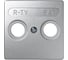 Накладка на телевизионную розетку Simon R-TV-SAT, S73 Loft, алюминий 73097-63 1