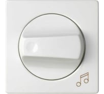 Накладка на регулятор громкости звука и аудиорозетки Simon, S82, S82N, S82 Detail, белый 82055-30
