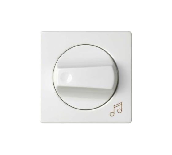 Накладка на регулятор громкости звука и аудиорозетки Simon, S82, S82N, S82 Detail, белый 82055-30 1