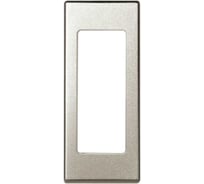 Накладка на розетку Simon, без заземления, узкий модуль, S82C, шампань 82040-65