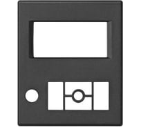 Накладка на радиоприёмник с ЖК-дисплеем Simon, S82C, графит 82058-58